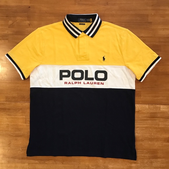 POLO RALPH LAUREN Colorblock Logo Polo Shirt - Picture 2 of 6